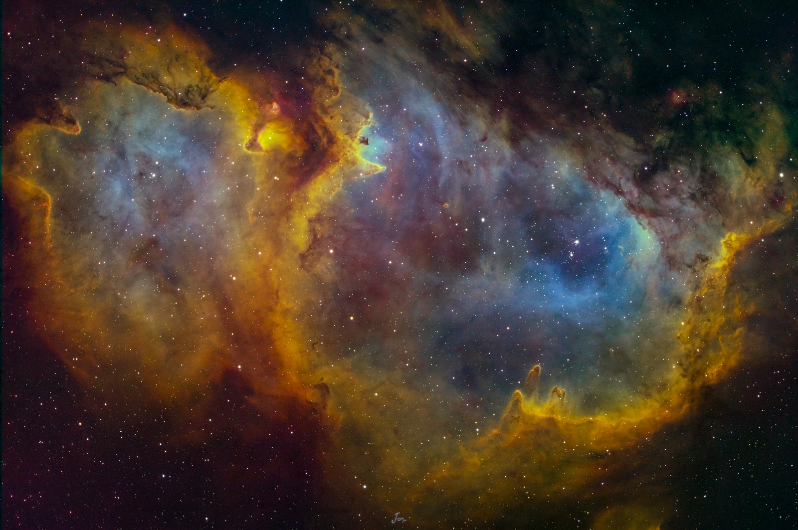 Mlhovina Duše — IC 1848,  IC 1871