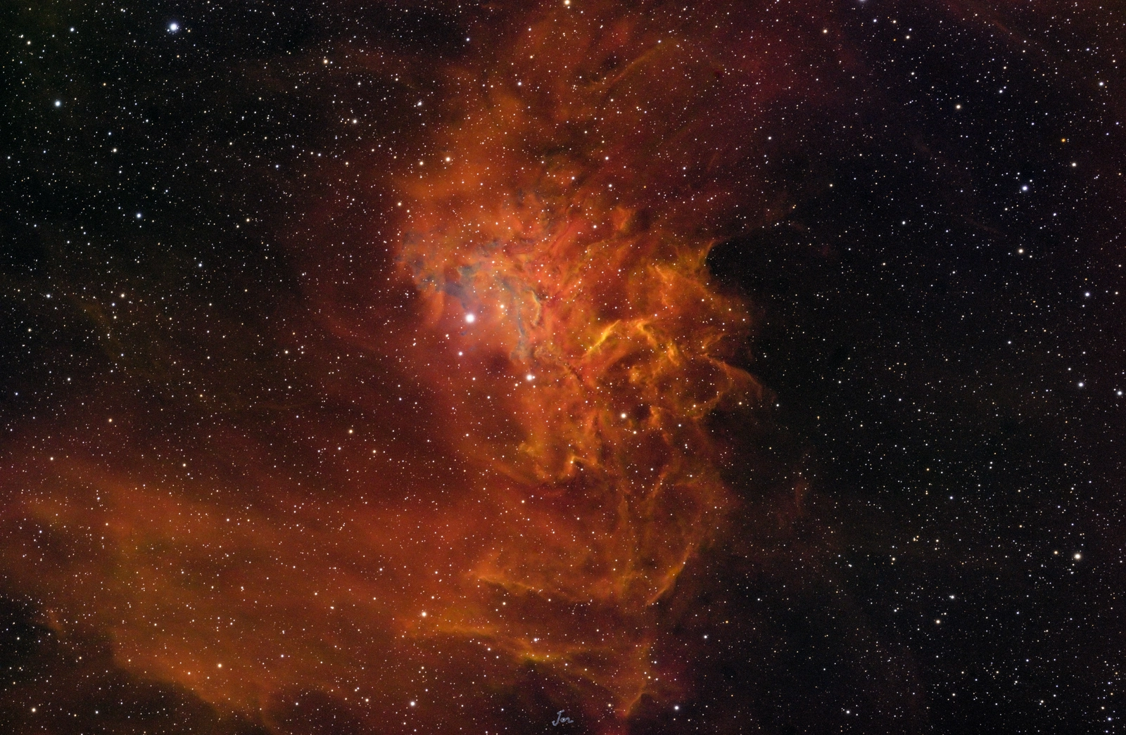 Planoucí hvězda SHO — IC 405