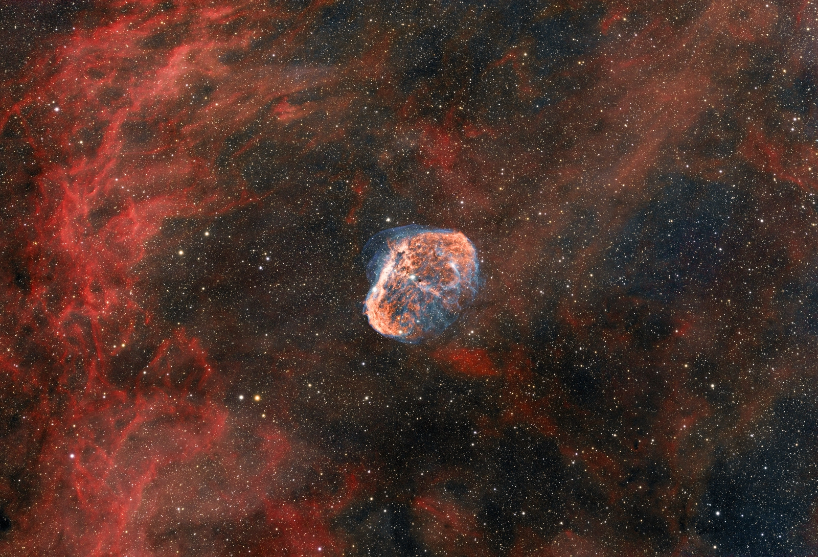 Mlhovina Srpek — NGC 6888