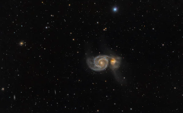 Vírová galaxie — M51